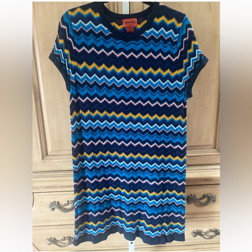 Missoni For Target Chevron Patterned Knit Dress I… - image 2